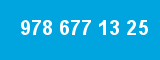 978 677 13 25 978 677 13 25
